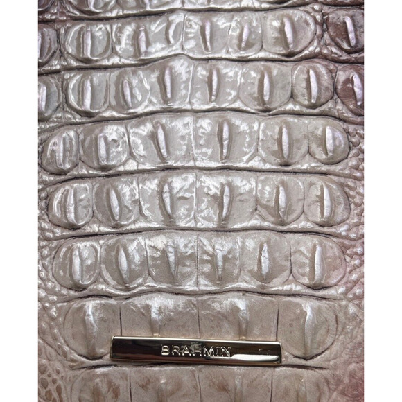 Brahmin NWT Ashlee Diamondback Ombre Malborne Purse RV $365 - Picture 9 of 13